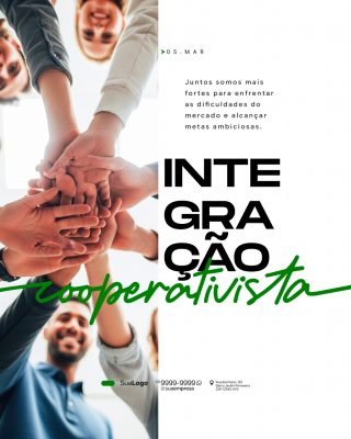Integração Cooperativista 05 MAR Design Corporativo PSD Editável