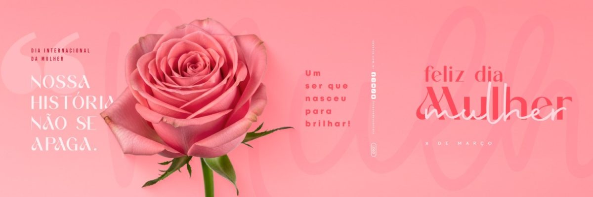 Carrossel Dia Internacional da Mulher 8 de Março PSD Editável