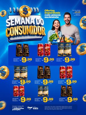 Ofertas Semana do Consumidor Preços Exclusivos PSD Editável