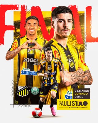 Paulistão Final Grêmio Novorizontino x Palmeiras 08 Março PSD Editável