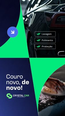 Story Estética Automotiva Lavagem Polimento e Proteção PSD Editável