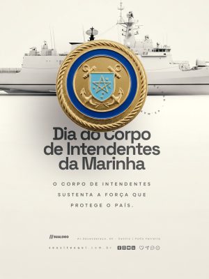 Dia do Corpo de Intendentes da Marinha 03 de Março PSD Editável