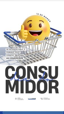 Dia do Consumidor 15 de Março Mensagem de Confiança PSD Editável