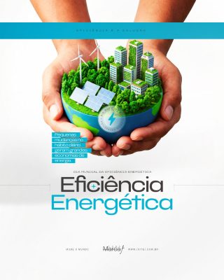 Dia Mundial da Eficiência Energética 5 de Março Sustentável Social Media PSD Editável