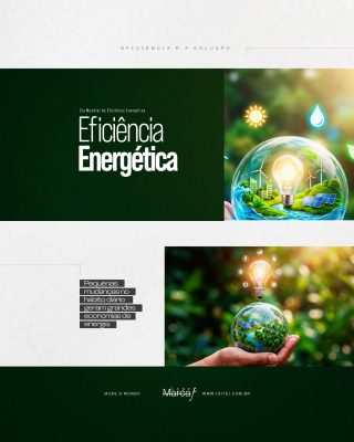 Dia Mundial da Eficiência Energética 5 de Março Sustentável Social Media PSD Editável