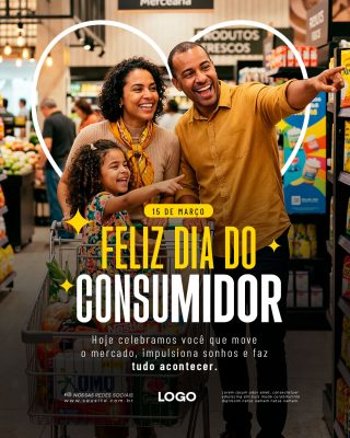 Dia do Consumidor 15 de Março PSD Editável