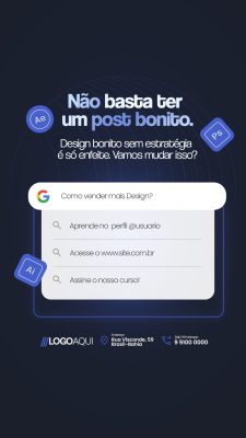 Story Marketing Digital Não Basta Ter um Post Bonito PSD Editável