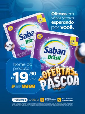 Ofertas de Páscoa Esperando Por Você PSD Editável