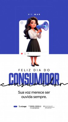 Dia do Consumidor Sua Voz Merece Ser Ouida Sempre PSD Editável