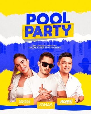 Pool Party Michele Jonas Bonde do Brasil PSD Editável