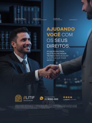 Advocacia Ajudando Você Com Seus Direitos PSD Editável