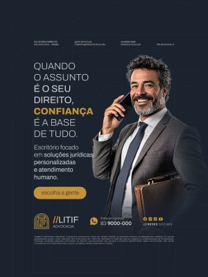 Advocacia Quando o Assunto é Seu Direito PSD Editável