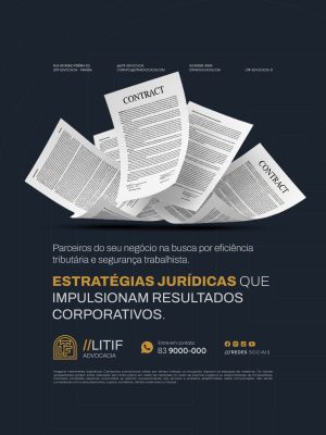 Advocacia Estratégias Jurídicas Resultados Corporativos PSD Editável