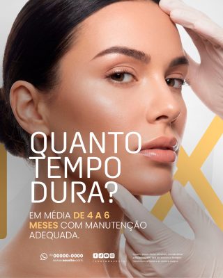 Botox Clínica de Estética Social Media PSD Editável