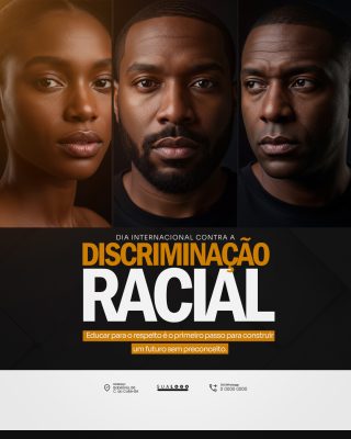 Discriminação Racial Educação por um Futuro sem Preconceito PSD Editável