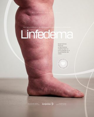 Dia Internacional Conscientização sobre o Linfedema Social Media PSD Editável