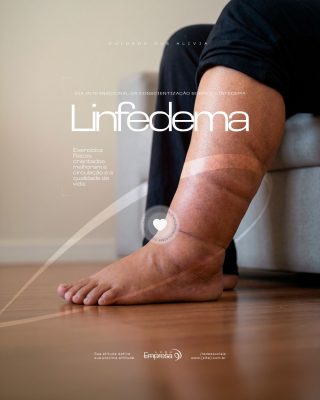 Dia Internacional Conscientização sobre o Linfedema Social Media PSD Editável