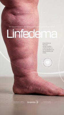 Dia Internacional Conscientização sobre o Linfedema Social Media PSD Editável