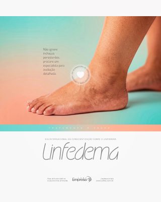 Dia Internacional Conscientização sobre o Linfedema Social Media PSD Editável