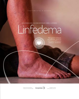 Dia Internacional Conscientização sobre o Linfedema Social Media PSD Editável