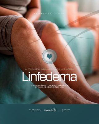 Dia Internacional Conscientização sobre o Linfedema Social Media PSD Editável