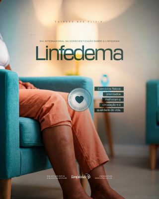 Dia Internacional Conscientização sobre o Linfedema Social Media PSD Editável