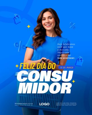 Dia do Consumidor 15 de Março  PSD Editável