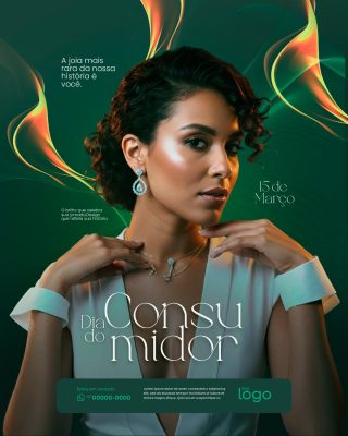 Dia do Consumidor 15 de Março Joias Publicidade Instagram PSD Editável