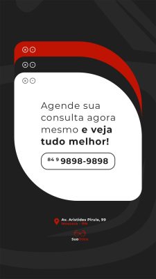 Story Sua Ótica Agende Sua Consulta Agora Melhor Visão PSD Editável