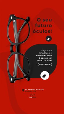 Ótica O Seu Futuro Óculos Óculos Barato Oferta PSD Editável