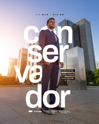10 Mar Dia do Conservador Autonomia e Prosperidade PSD Editável
