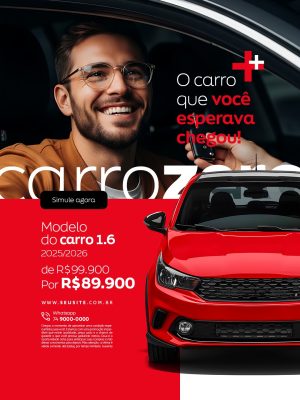 Concessionaria O Carro Que Você Esperava Chegou Com Desconto PSD Editável