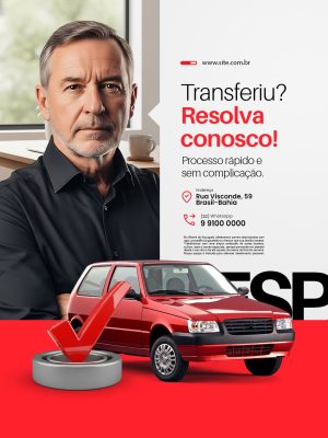 Transferência de Veículo Resolva Conosco Despachante PSD Editável