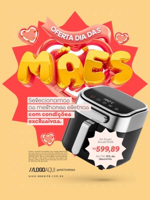 Oferta Dia das Mães Ofertas Exclusivas PSD Editável