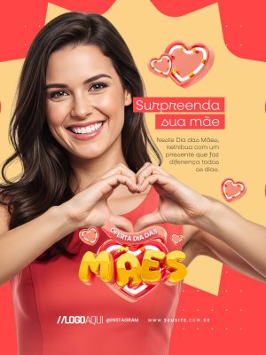 Oferta Dia das Mães Surpreenda Sua Mãe Oferta Especial PSD Editável