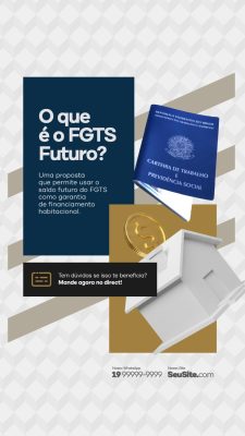 Story Escritório de Advocacia Financiamento Habitacional PSD Editável