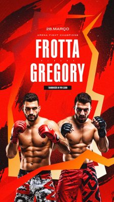 Story Luta Arena Fight Champions 28 Março PSD Editável
