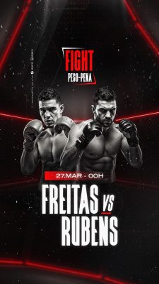 Story Luta Fight Peso-Pena Freitas vs Rubens 27 de Março PSD Editável