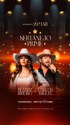 Story Flyer Próximos Shows Sertanejo Prime PSD Editável