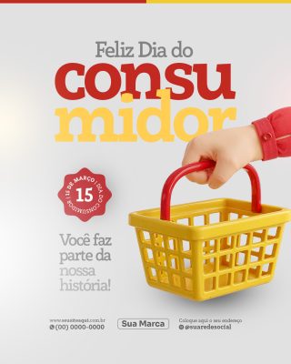 Dia do Consumidor 15 de Março Ofertas PSD Editável