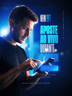 Apostas Esportivas Online Aposte Ao Vivo Durante o Jogo PSD Editável