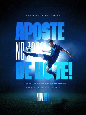 Apostas Esportivas Online Aposte No Jogo de Hoje PSD Editável