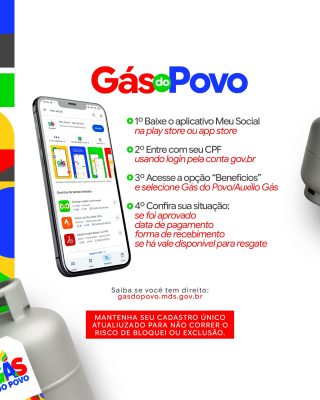Gás do Povo Benefício Social Passos para Acessar o Auxílio PSD Editável