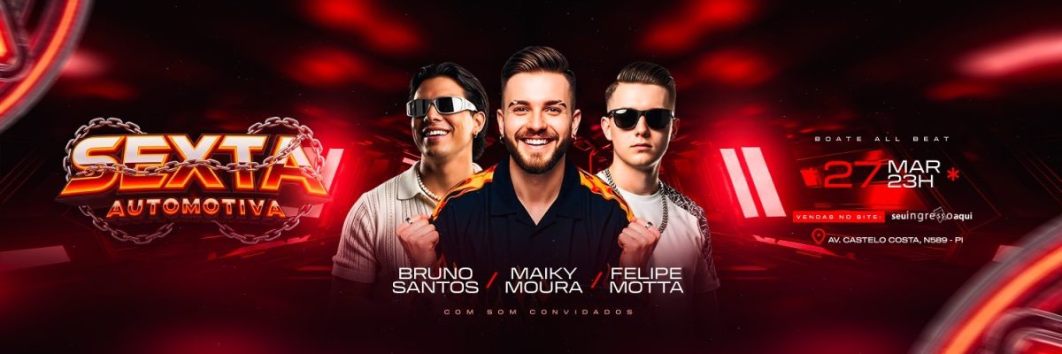 Carrossel Sexta Automotiva Boate All Beat 27 Março PSD Editável