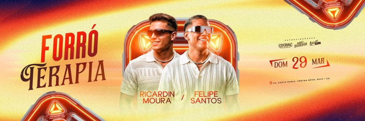 Carrossel Forró Terapia Ricardin Moura e Felipe Santos Dom 29 Mar PSD Editável