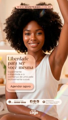 Story Liberdade Para Ser Você Mesma Template Story Instagram PSD Editável