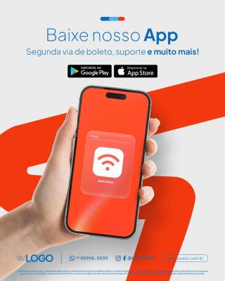 App Baixe Nosso App Google Play App Store PSD Editável