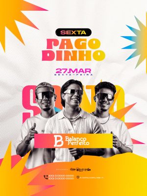 Story Flyer Próximos Shows Pagodinho PSD Editável