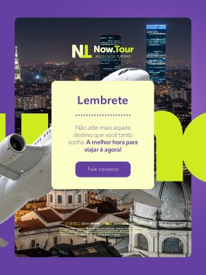 Viagem Lembrete Agência de Turismo PSD Editável