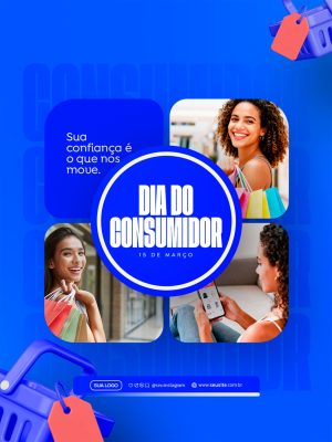 Dia do Consumidor 15 de Março Sua Confiança Promoção PSD Editável